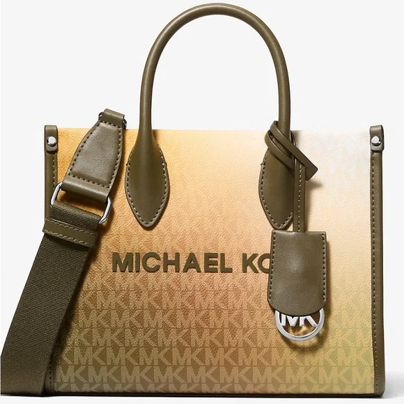 MICHAEL KORS
Mirella Small Ombré Signature Logo Crossbody Bag Olive Combo color - Picture 16 of 16